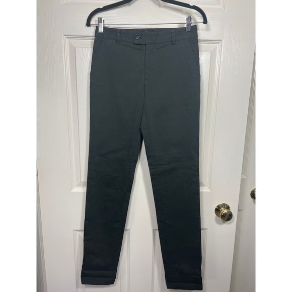 A.P.C. Rue Madame Paris Chino Trouser Pants Skinny Leg Olive Green Capsule - Picture 1 of 7